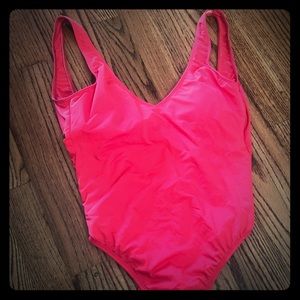 New bikini lab one piece coral /pink size M
